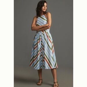 🌿|NWT| Anthropologie Maeve Halter Midi Sundress